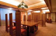 Frank Lloyd Wright Suite dining room
