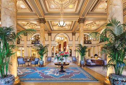 The lobby of Willard InterContinental Washington D.C.