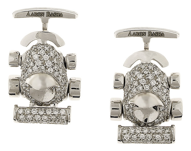 Aaron Basha Race car cuff links