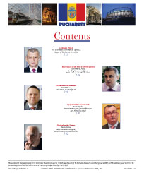LEADERS Bucharest Contents