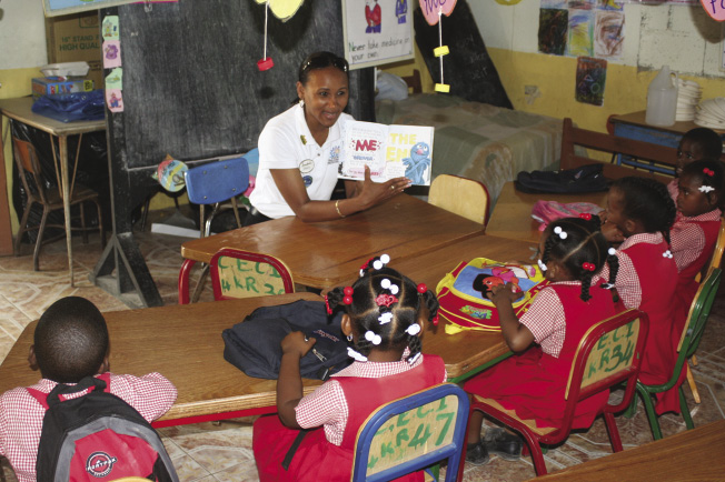 Sandals Foundation reading room