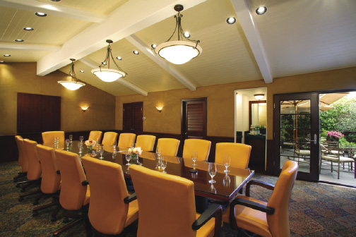 The Inn at Rancho Santa Fe Catalpa Cottage Boardroom