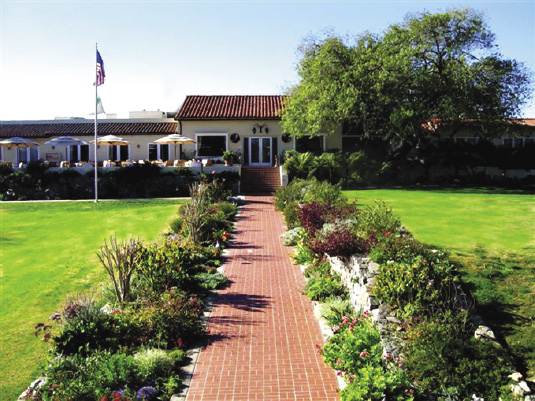 The Inn at Rancho Santa Fe entrance