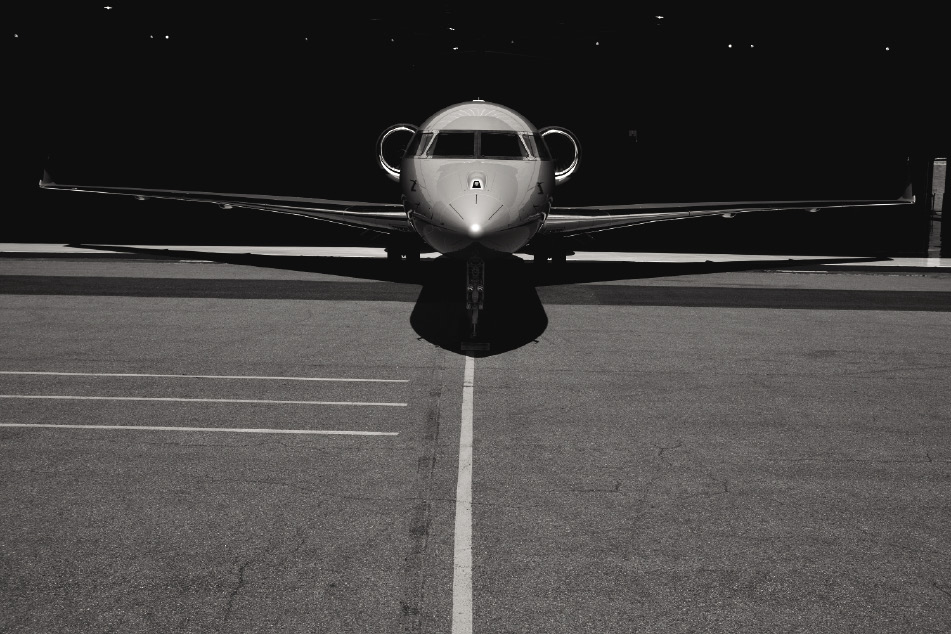 A VistaJet private jet