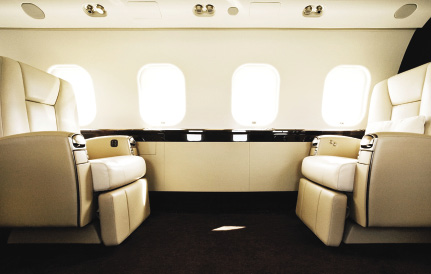 Global 6000 interior