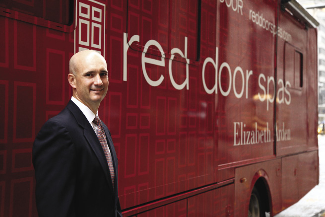 Todd Walter and the Red Door Spa Beauty Bus