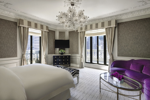 St. Regis New York Presidential Suite bedroom