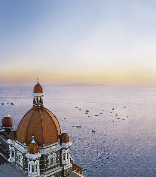 The iconic dome The Taj Mahal Palace, Mumbai