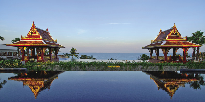 Gazebos at the Regent Phuket Cape Panwa in Thailand