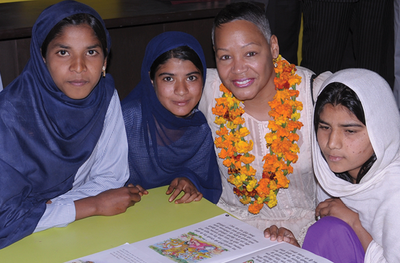 Lisa Borders, School India, Coca-Cola Foundation
