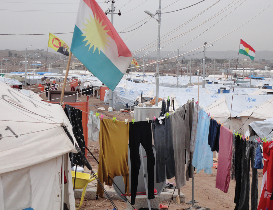 Todd Kozel visiting the Syrian refugee camps