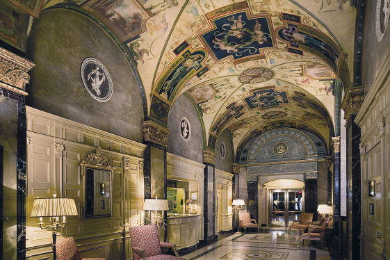 The Sherry-Netherland lobby frescos