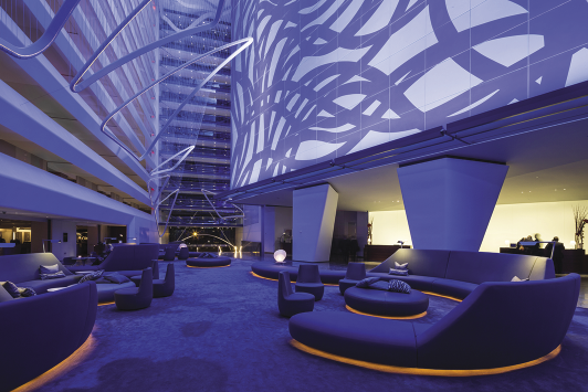 The Conrad New York lobby