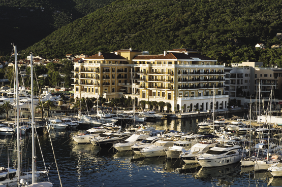 The newly opened Regent Porto Montenegro