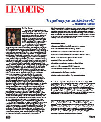 LEADERS Masthead