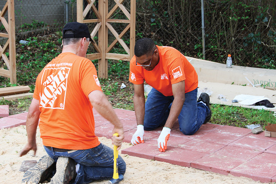 Team Depot volunteers