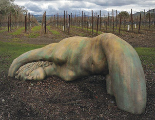 Persephone 2 by Peter Crompton at Starlite Vineyards 