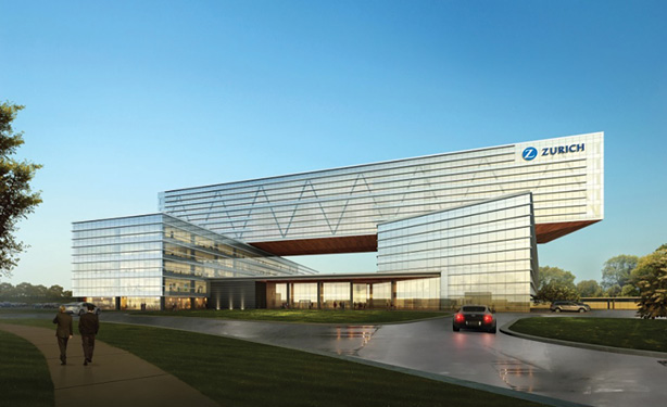 Rendering of Zurich North America’s new headquarters