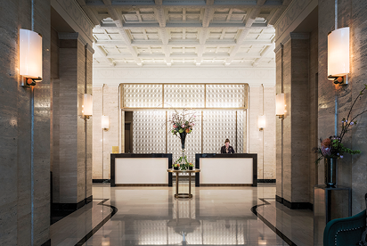 The Sofitel Washington DC Lafayette Square lobby