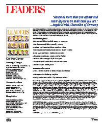 LEADERS Masthead