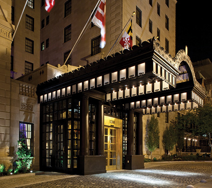 The Jefferson, Washington, DC entrance