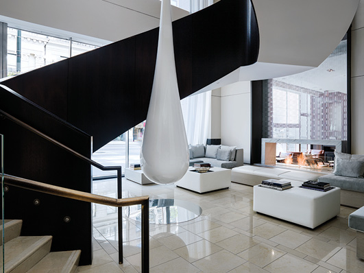 Langham Place, New York lobby