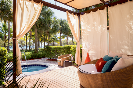 The Ritz-Carlton Bal Harbour, Miami’s pool cabana with a plunge pool