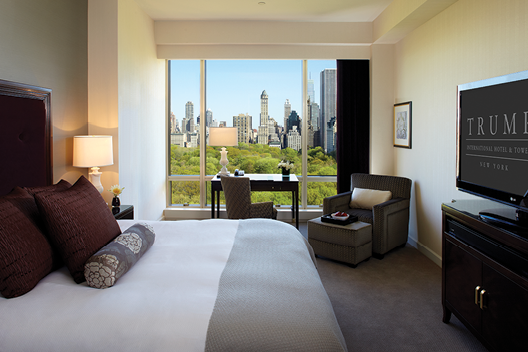 A Deluxe King with a Central Park view