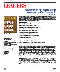 LEADERS Masthead