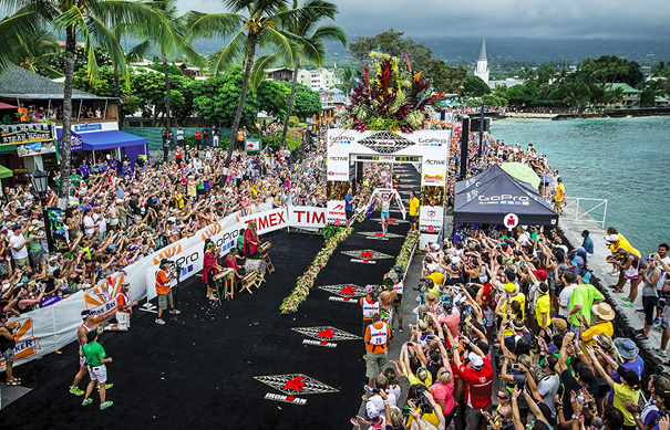 Mirinda Carfrae finishing an IRONMAN triathlon