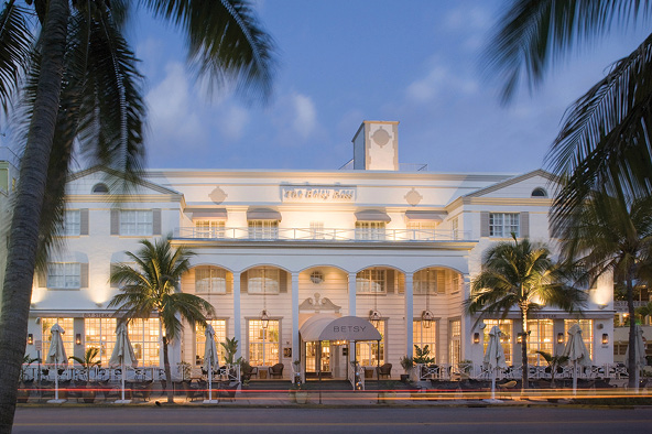 The Betsy-South Beach exterior at dusk