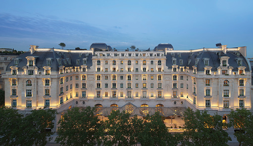 The exterior of The Peninsula Paris