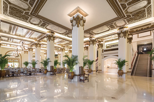 The lobby of The Peninsula Hong Kong