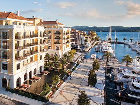 Exterior of the Regent Porto Montenegro