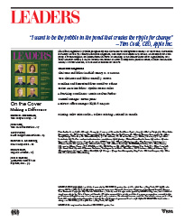 LEADERS Masthead