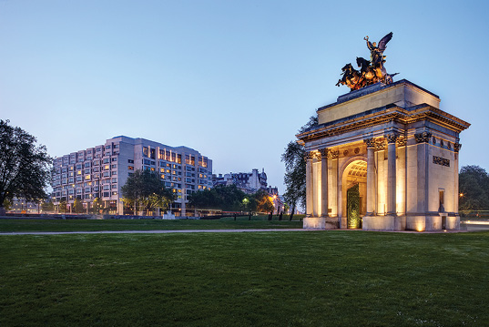 InterContinental London Park Lane near London’s Wellington Arch