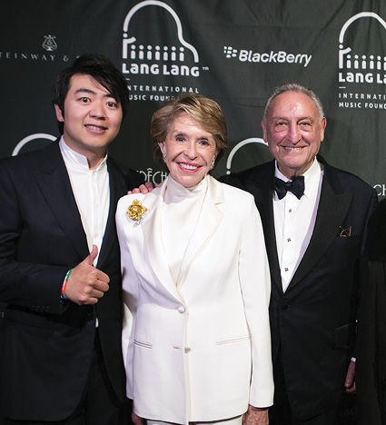 Sandy and Joan Weill with Lang Lang