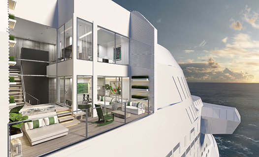 Celebrity Edge two-level Edge Villas