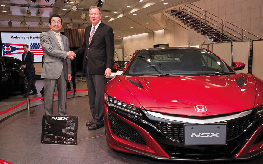 Governor Kasich meeting with Honda President and CEO Takahiro Hachigo in Tokyo