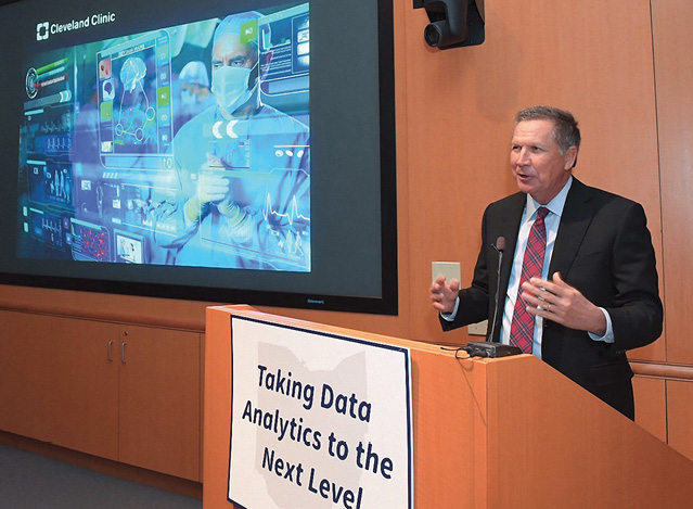 Governor Kasich Cleveland Clinic