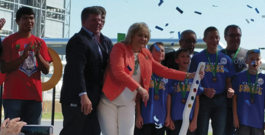 Governor Fallin Google data center Pryer, Oklahoma