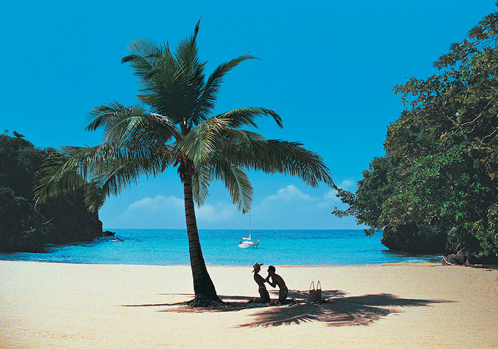 Frenchman’s Cove in Port Antonio, Jamaica