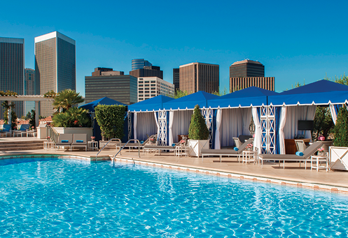  The Peninsula Beverly HIlls rooftop pool