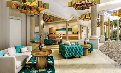 Sandals Royal Barbados lobby