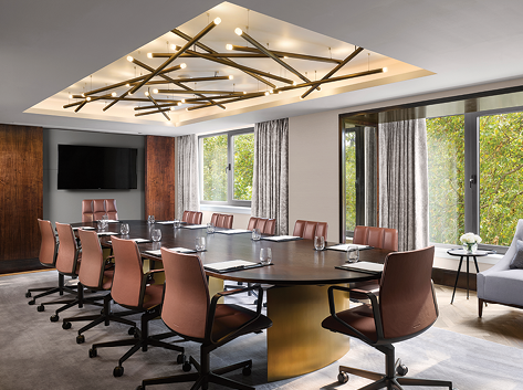 Intercontinental London Park Lane Capital Suite boardroom