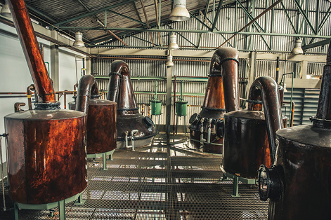 Diplomático Rum’s pot stills