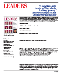 LEADERS Masthead