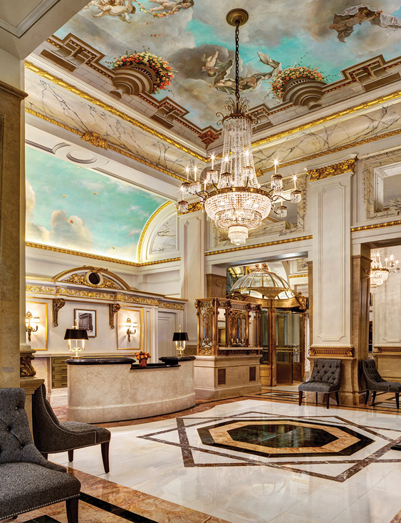 The St. Regis New York lobby