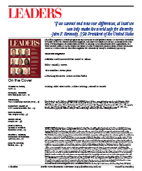 LEADERS Masthead