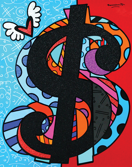 Romero Britto Always in Black